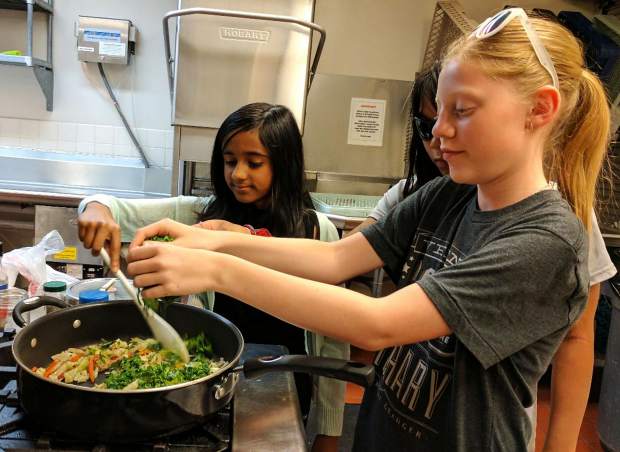 Getting kids involved in meal prep teaches good skills